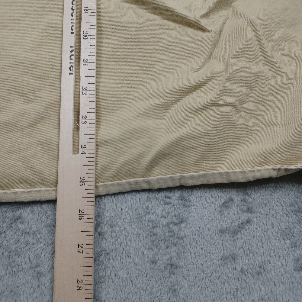 Abercrombie Fitch Top Womens Small Brown Pearl Snap Long Sleeve Preppy - Picture 7 of 8